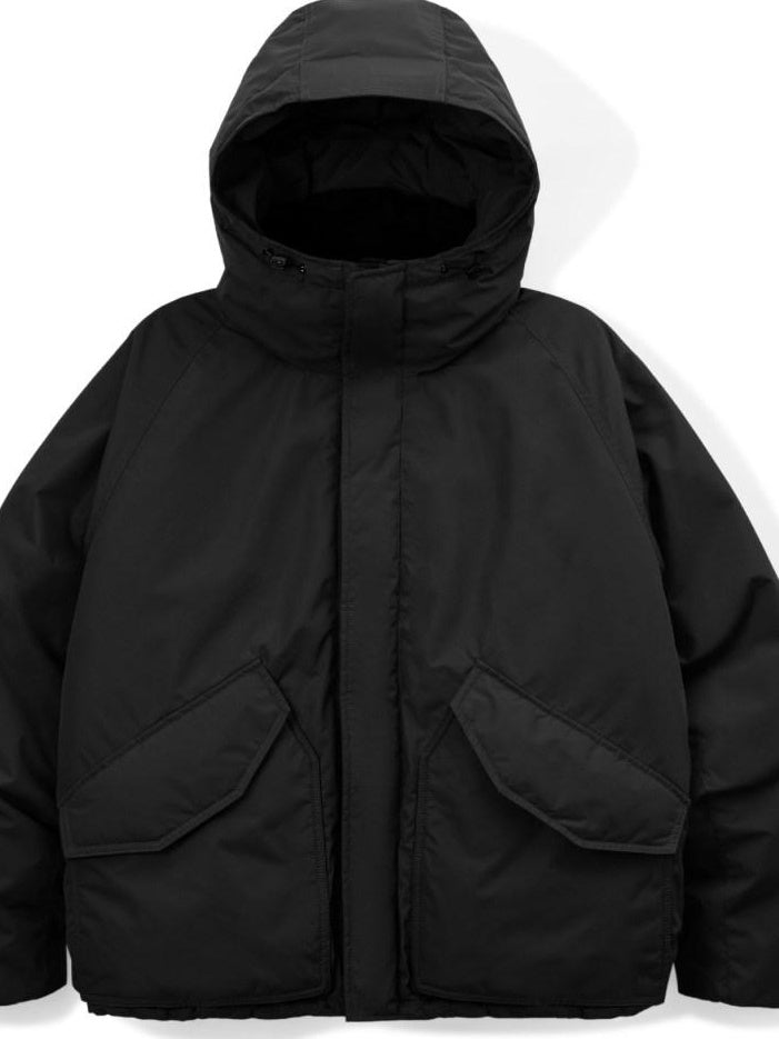 SUPERTOFU 650Fp White Duck Down Hooded Loose Japanese Waterproof Youth Down Jackets