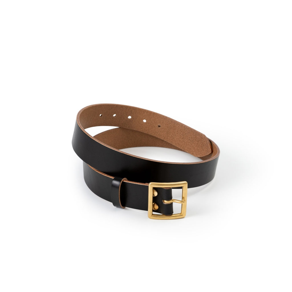 SUPERTOFU Classic Black Minimalist Adjustable Fit Unisex Two Sizes 103Cm 110Cm Belts