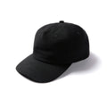 SUPERTOFU_Adjustable_Polyester_Round_Top_Baseball_Cap_Casual_Curved_Brim_Unisex_Black_Hats_MISSTT
