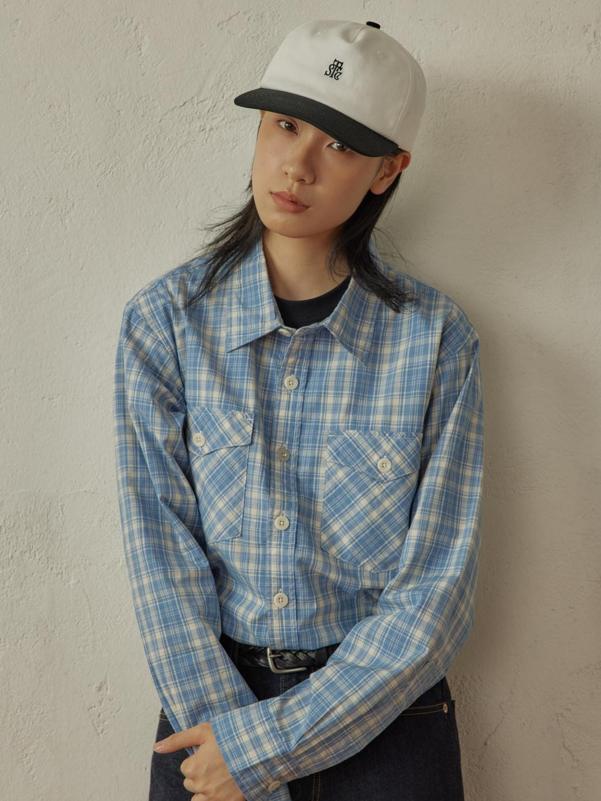SUPERTOFU Adjustable Vintage Stitched Trucker Unisex Casual Cotton Logo Black White Hats