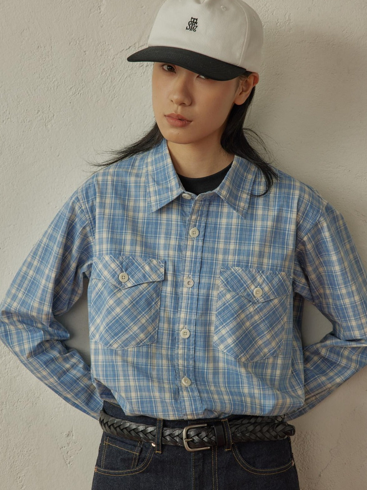 SUPERTOFU Adjustable Vintage Stitched Trucker Unisex Casual Cotton Logo Black White Hats