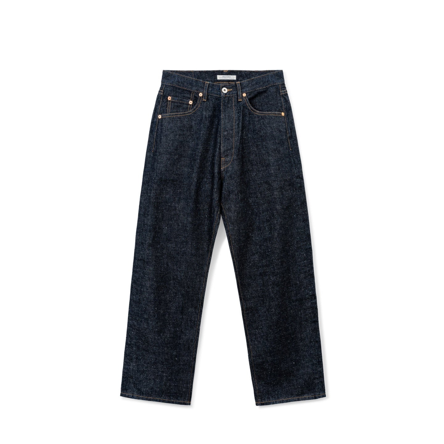 SUPERTOFU Antibacterial Cotton Hemp Mid Rise Japanese Straight Fit Everyday Straight Jeans