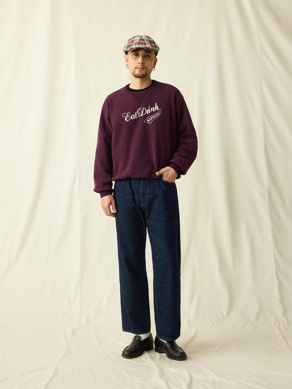 SUPERTOFU Antibacterial Cotton Hemp Mid Rise Japanese Straight Fit Everyday Straight Jeans