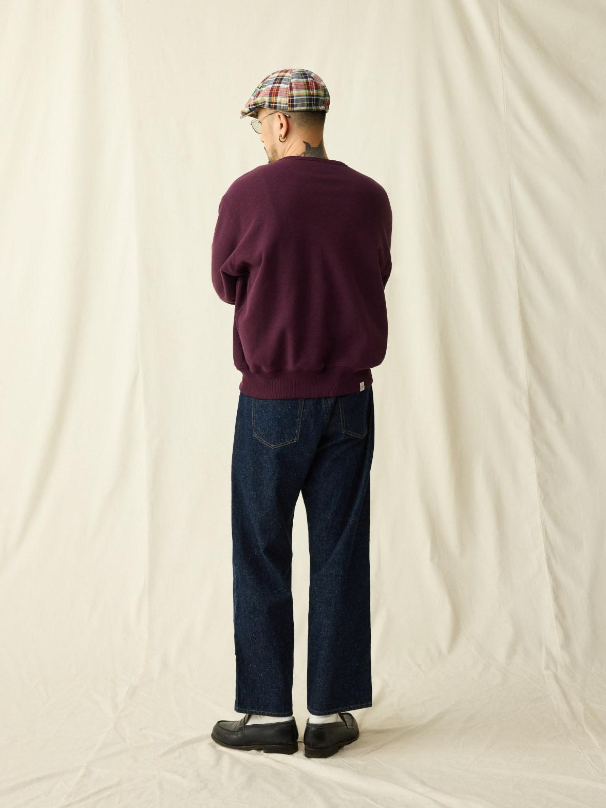 SUPERTOFU Antibacterial Cotton Hemp Mid Rise Japanese Straight Fit Everyday Straight Jeans