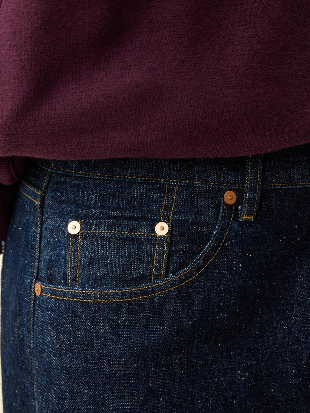 SUPERTOFU Antibacterial Cotton Hemp Mid Rise Japanese Straight Fit Everyday Straight Jeans