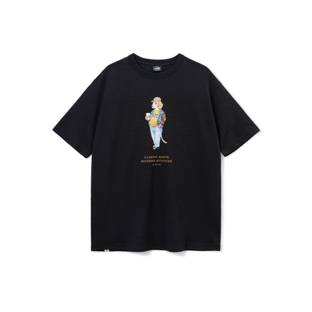 SUPERTOFU_Breathable_Bamboo_Cotton_Animalprint_Retro_Crewneck_Unisex_Short_Sleeve_T-Shirts_MISSTT