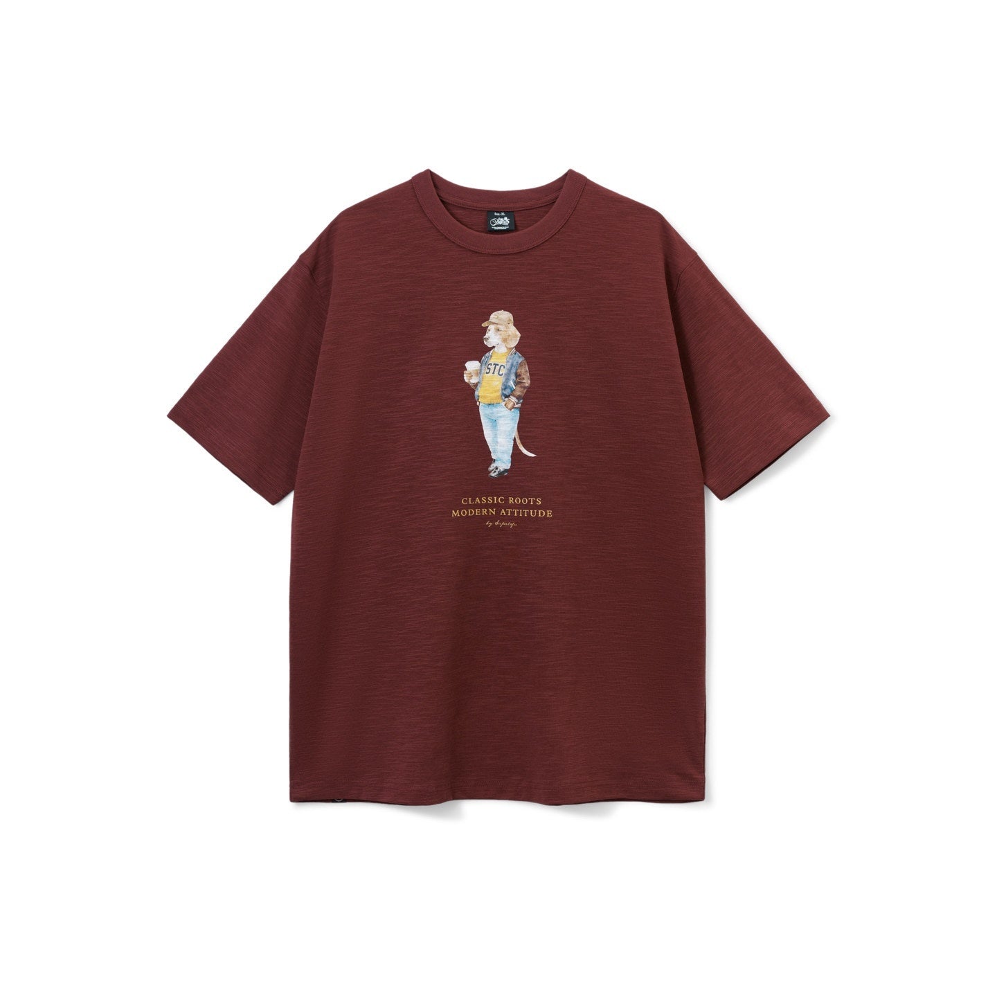 SUPERTOFU_Breathable_Bamboo_Cotton_Animalprint_Retro_Crewneck_Unisex_Short_Sleeve_T-Shirts_MISSTT