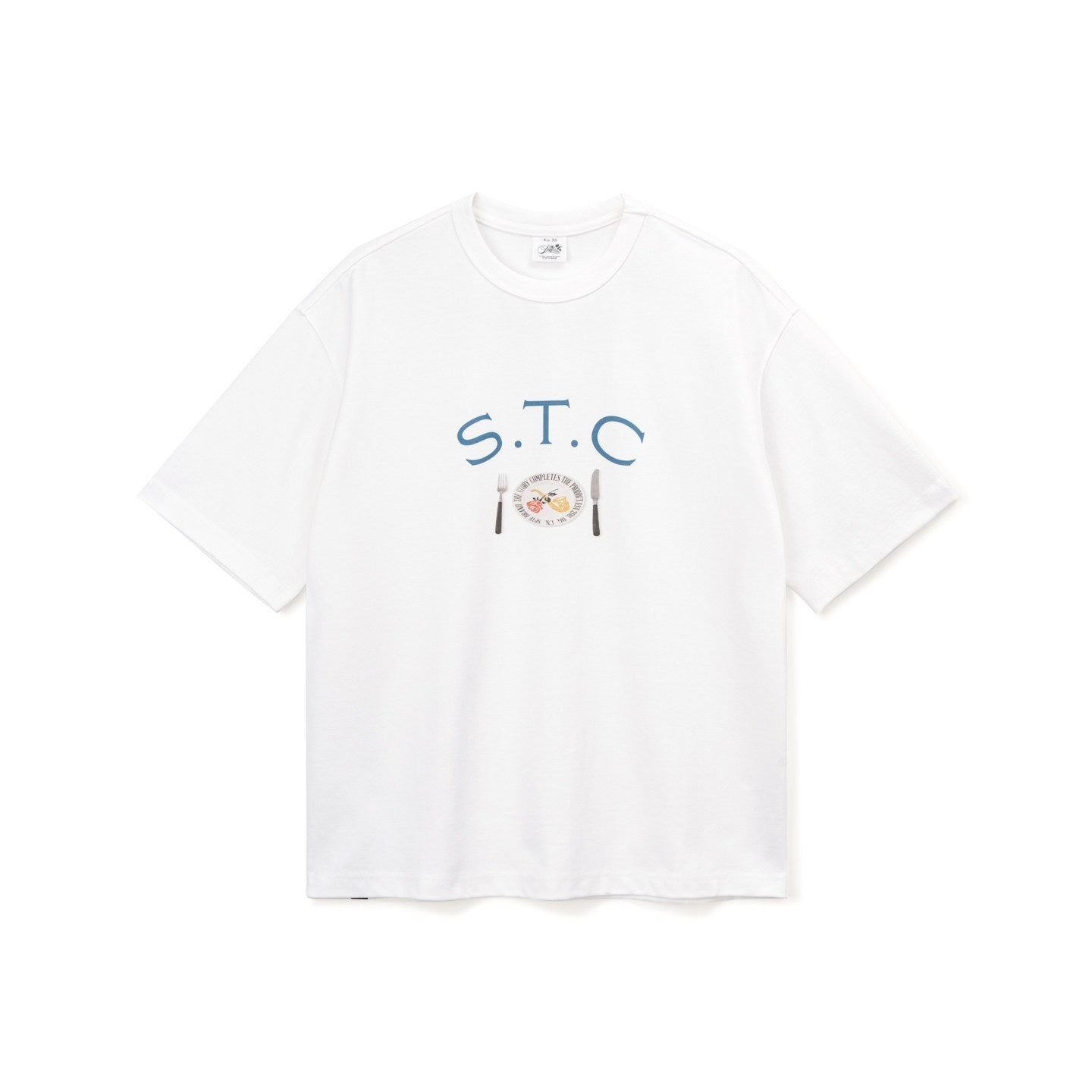 SUPERTOFU_Breathable_Cotton_Loose_Fit_Vintage_Rose_Print_Unisex_Short_Sleeve_T-Shirts_MISSTT