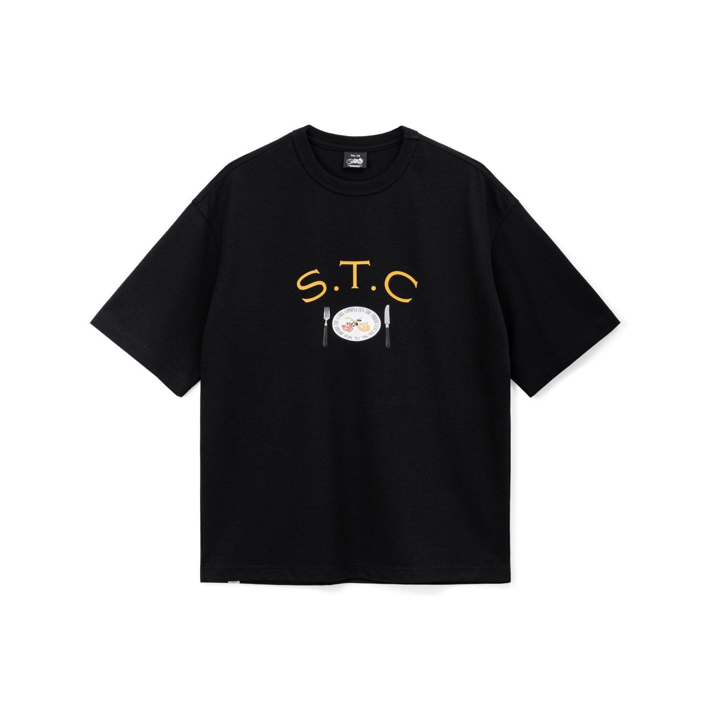 SUPERTOFU_Breathable_Cotton_Loose_Fit_Vintage_Rose_Print_Unisex_Short_Sleeve_T-Shirts_MISSTT