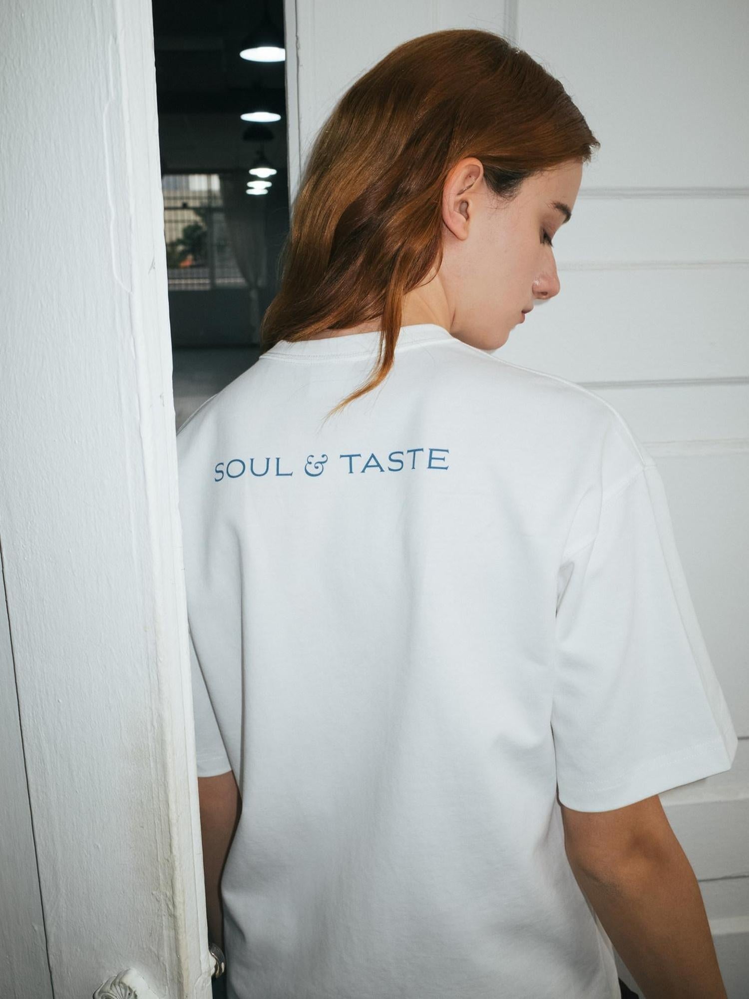 SUPERTOFU Breathable Cotton Loose Fit Vintage Rose Print Unisex Short Sleeve T-Shirts