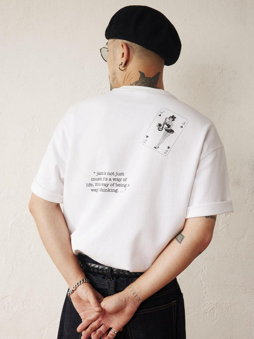 SUPERTOFU Breathable Cotton Loose Vintage Round Neck Unisex Short Sleeve T-Shirts