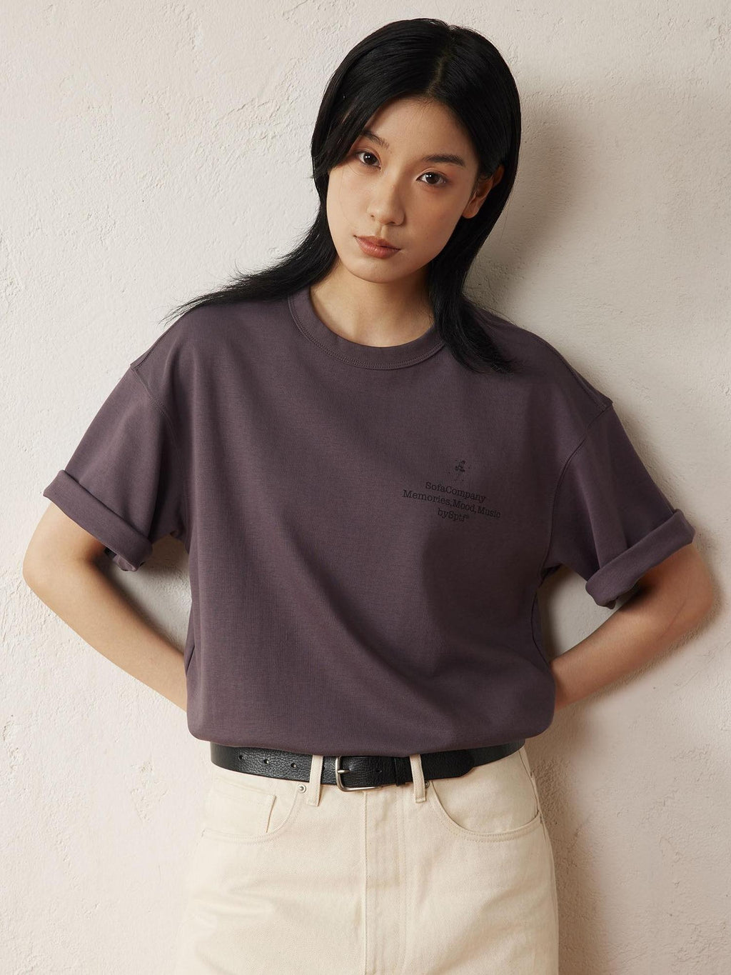 SUPERTOFU Breathable Cotton Loose Vintage Round Neck Unisex Short Sleeve T-Shirts