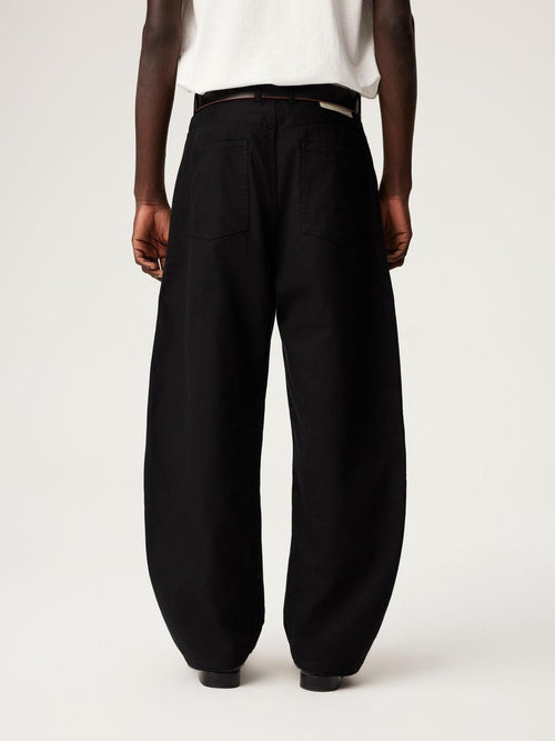 SUPERTOFU Breathable Cotton Lyocell Relaxed Curved Leg Button Fly Chinos
