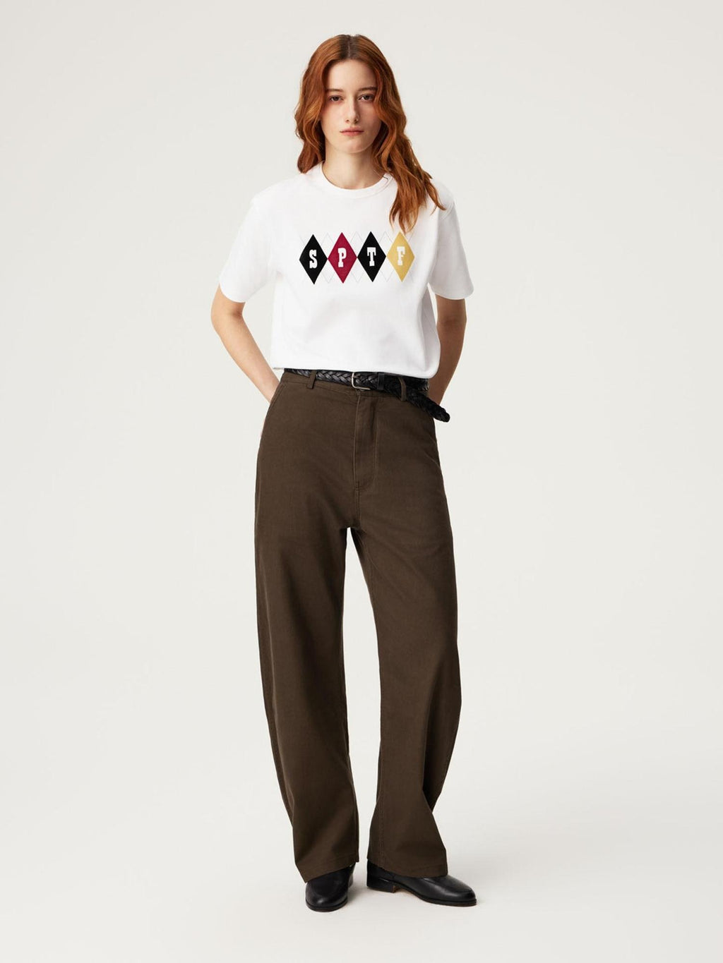 SUPERTOFU Breathable Cotton Lyocell Relaxed Curved Leg Button Fly Chinos
