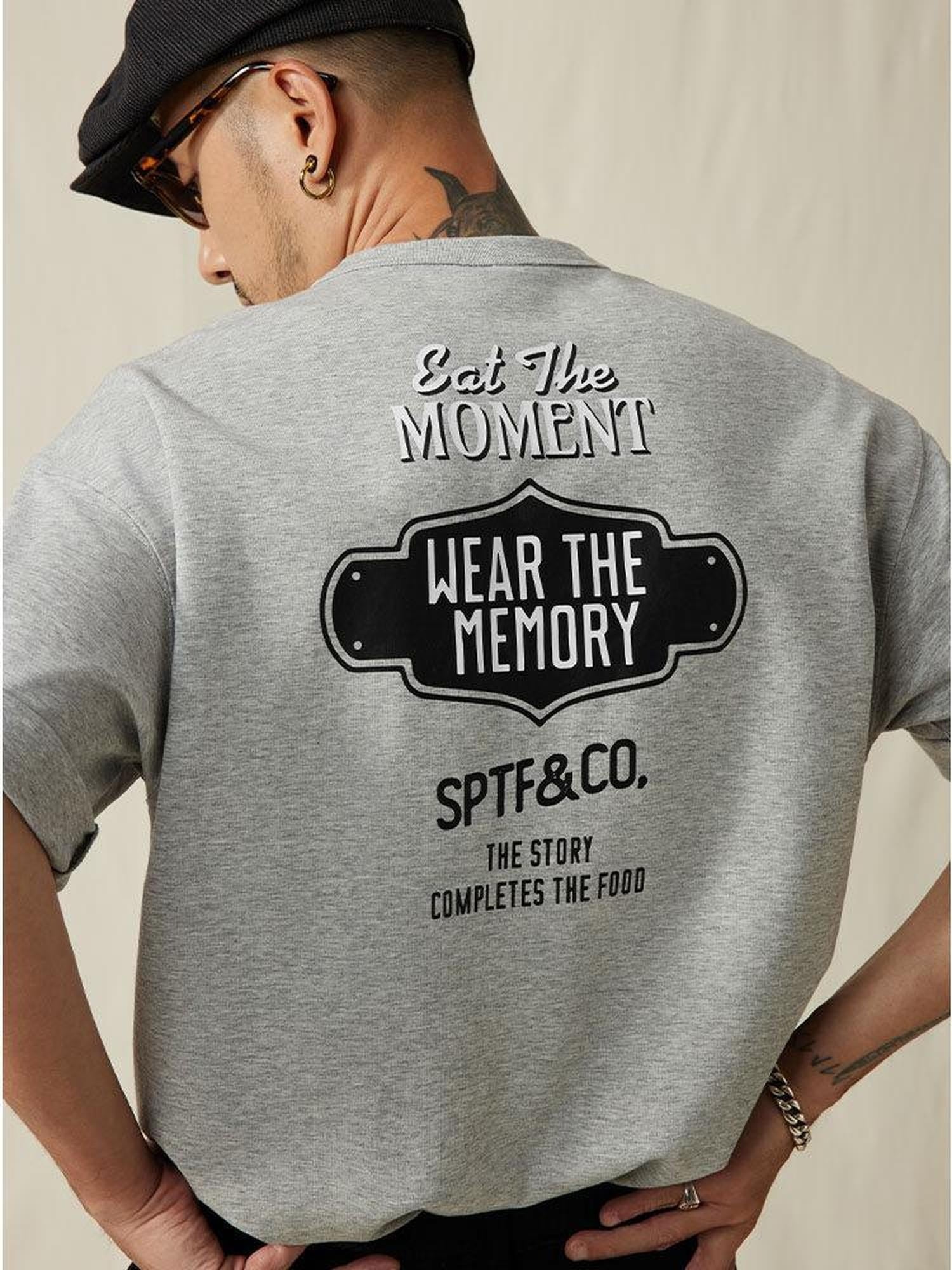 SUPERTOFU Breathable Cotton Retro Graphic Relaxed Unisex Crew Neck Short Sleeve T-Shirts
