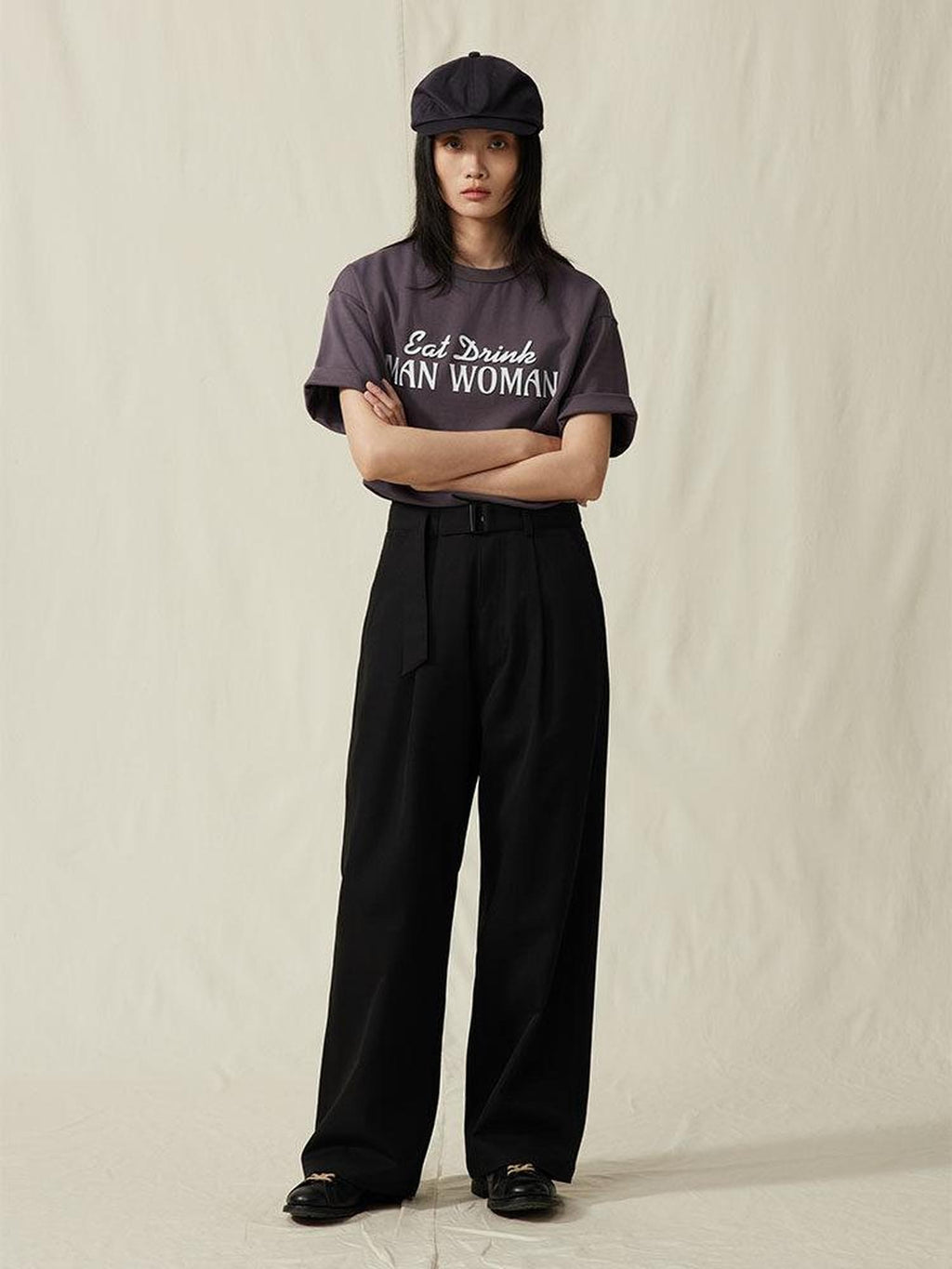 SUPERTOFU Breathable Cotton Retro Graphic Relaxed Unisex Crew Neck Short Sleeve T-Shirts