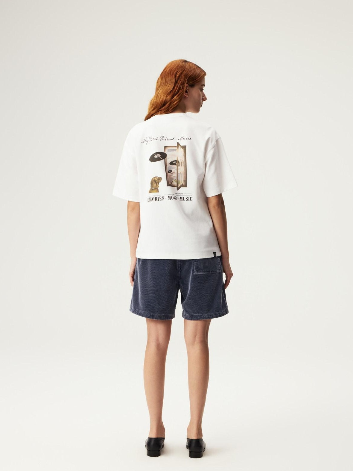 SUPERTOFU Breathable Long Staple Cotton Printed Loose Fit Unisex Short Sleeve T-Shirts