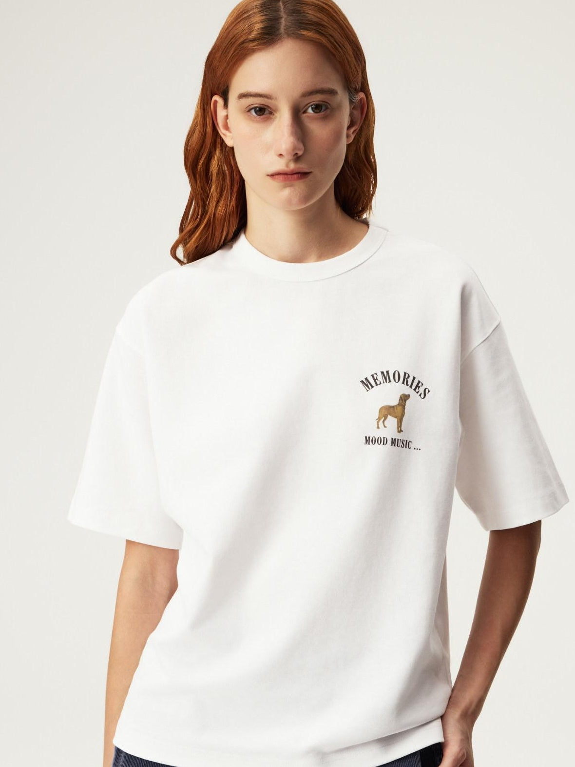 SUPERTOFU Breathable Long Staple Cotton Printed Loose Fit Unisex Short Sleeve T-Shirts