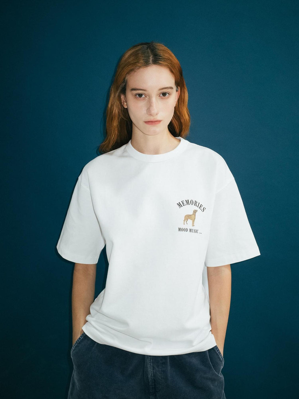 SUPERTOFU Breathable Long Staple Cotton Printed Loose Fit Unisex Short Sleeve T-Shirts