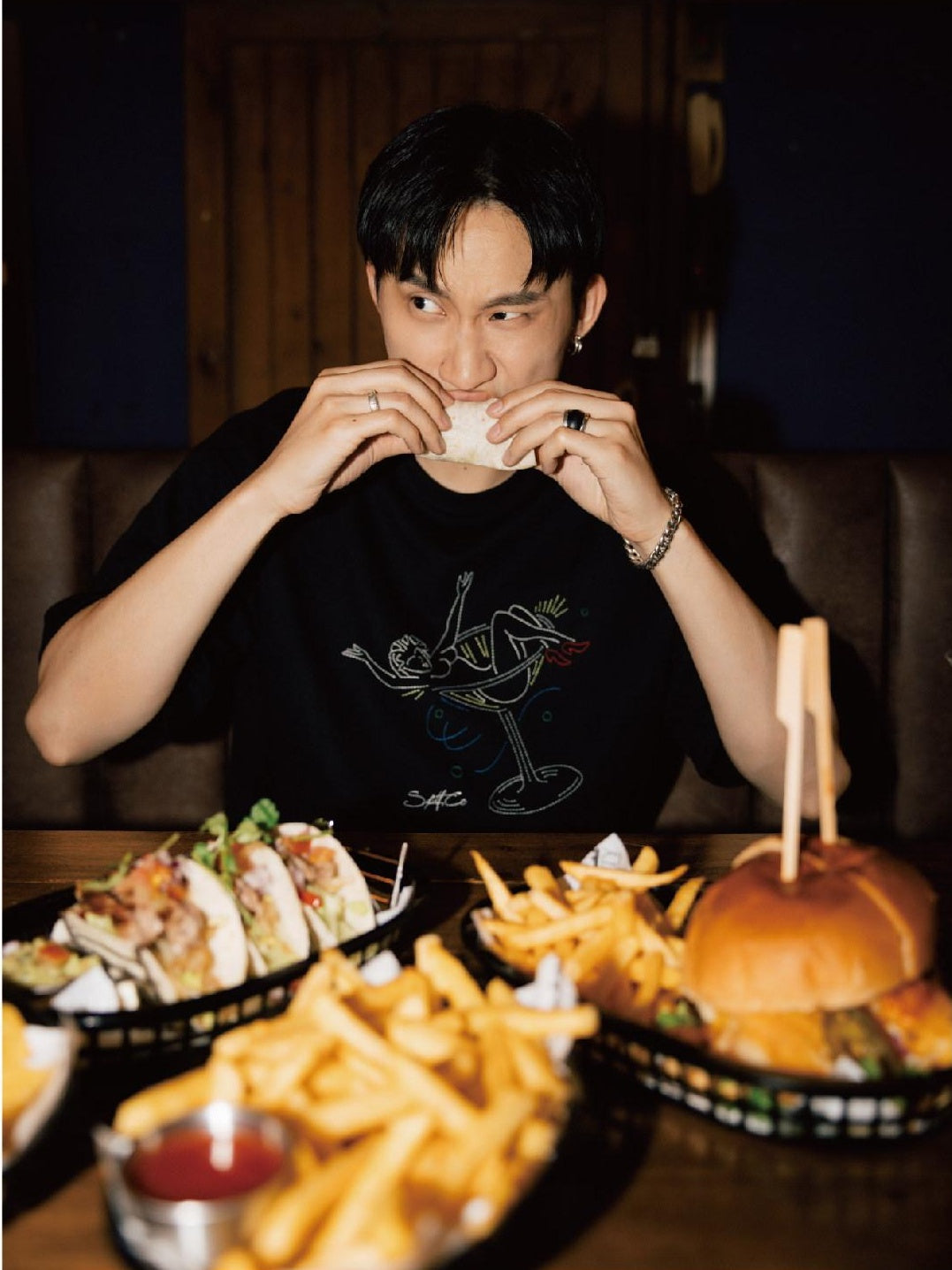 SUPERTOFU Breathable Loose Fit Character Print Cotton Short Sleeve T-Shirts