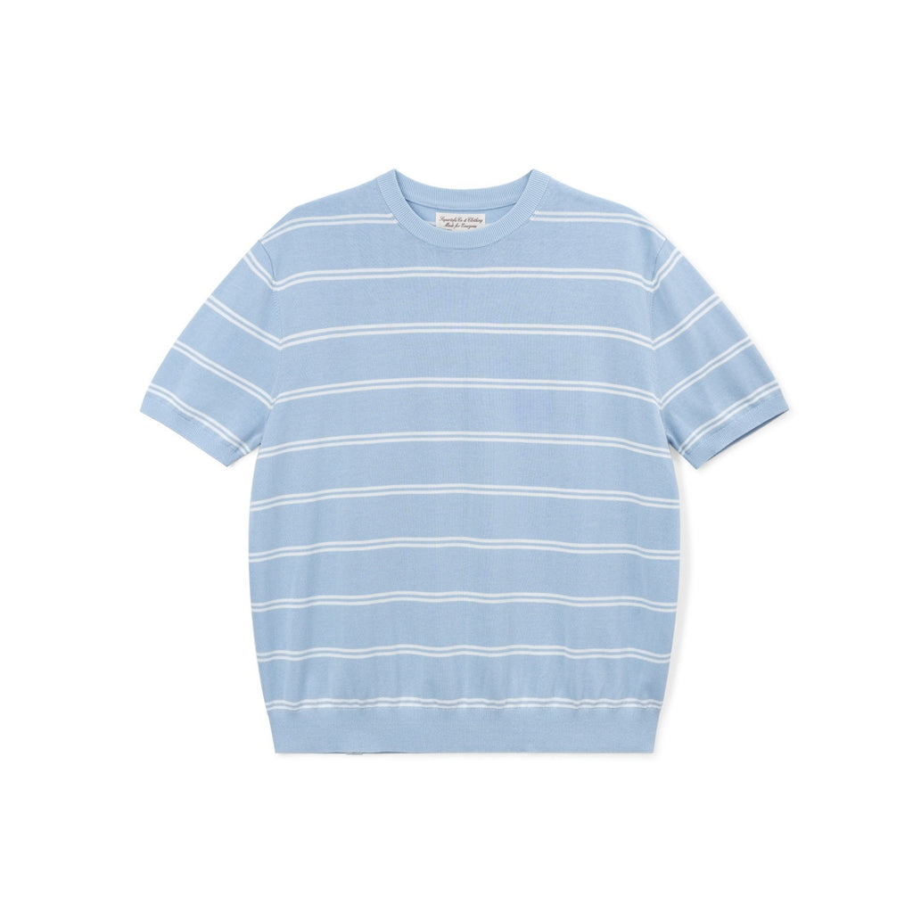 SUPERTOFU_Breathable_Moisture_Wicking_Modal_Cotton_Striped_Knit_Short_Sleeve_T-Shirts_MISSTT