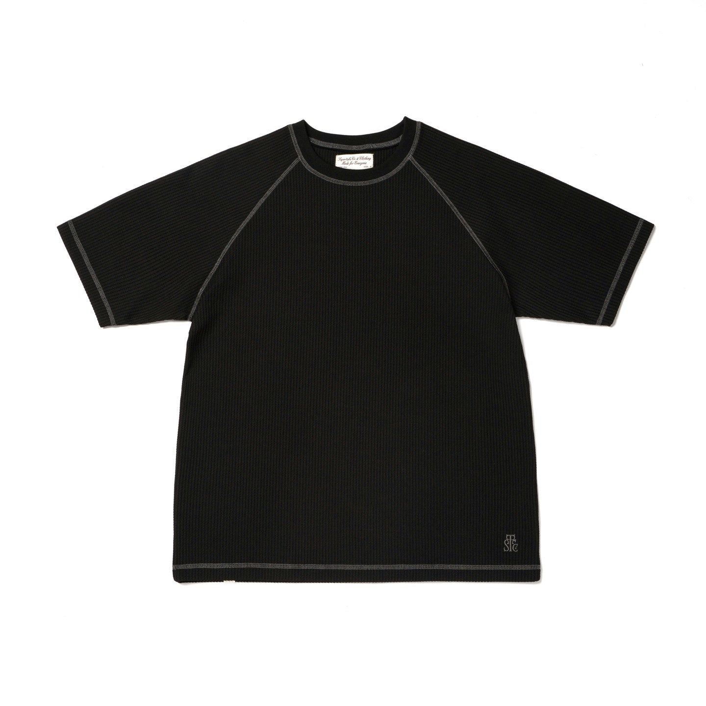 SUPERTOFU_Breathable_Polyester_Loose_Fit_Unisex_Crew_Neck_Solid_Short_Sleeve_T-Shirts_MISSTT