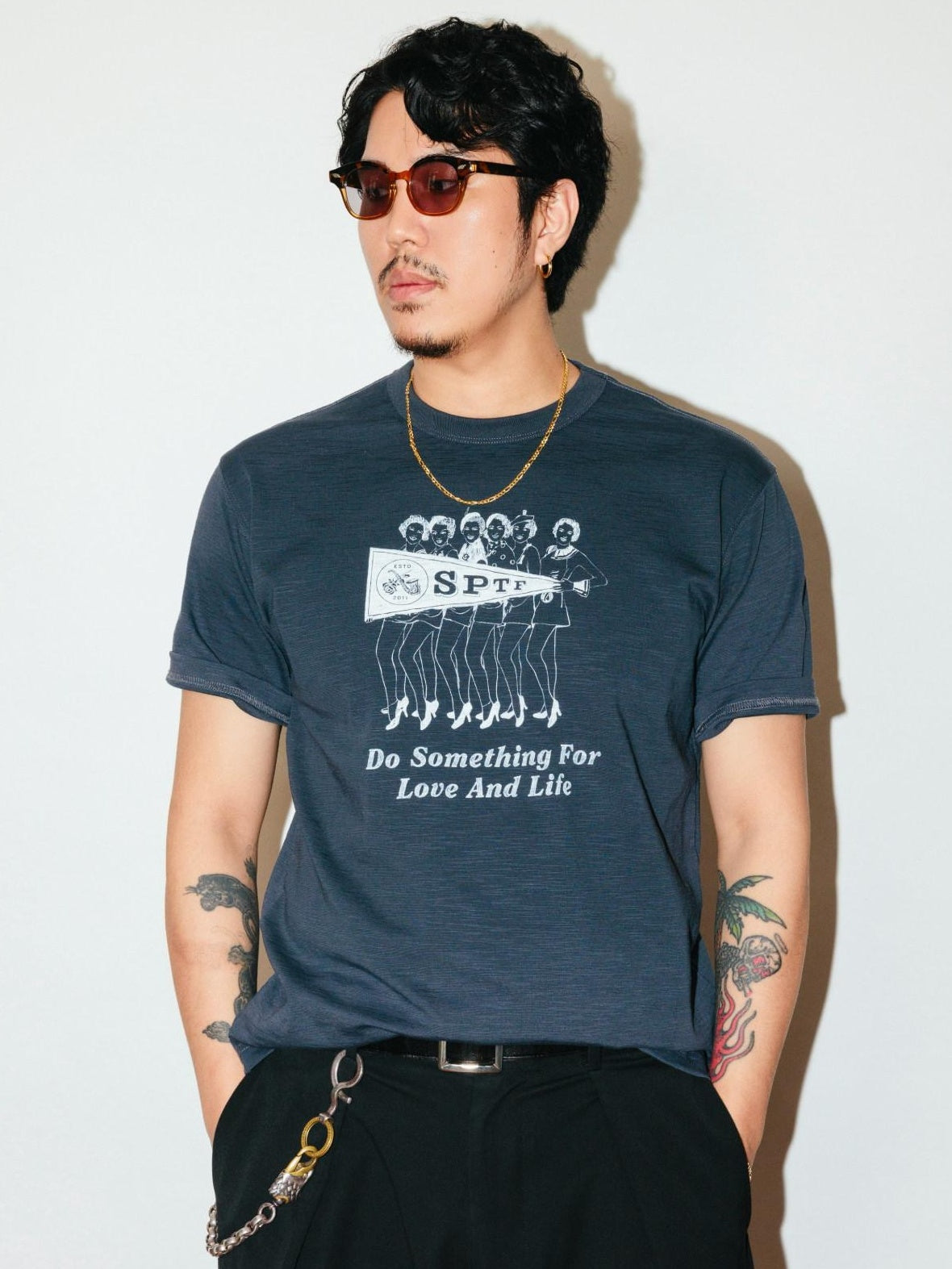 SUPERTOFU Breathable Slub Cotton 220G Retro Relaxed Unisex Crew Short Sleeve T-Shirts