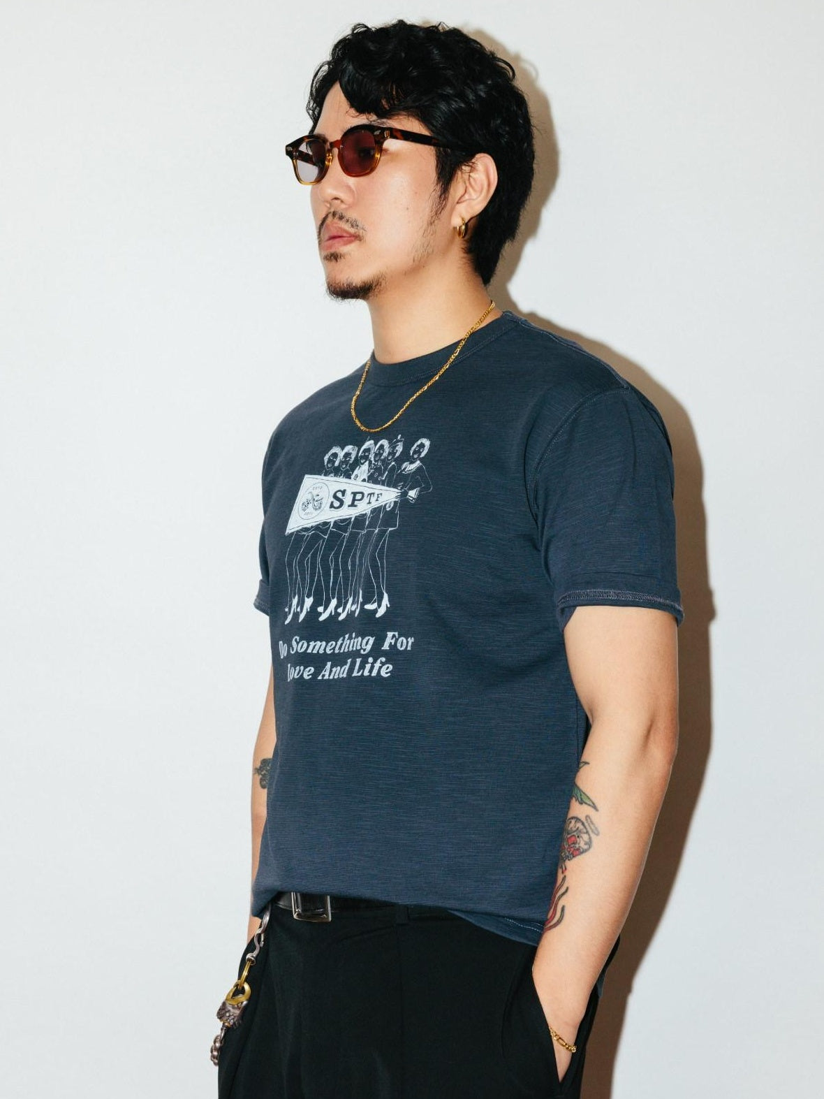 SUPERTOFU Breathable Slub Cotton 220G Retro Relaxed Unisex Crew Short Sleeve T-Shirts