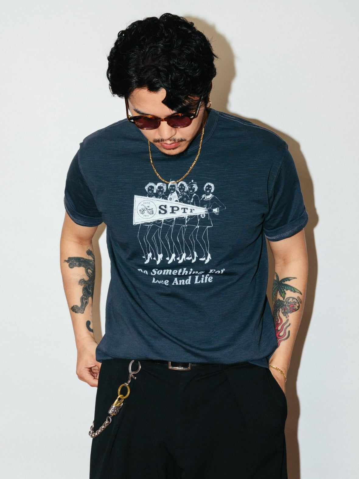 SUPERTOFU Breathable Slub Cotton 220G Retro Relaxed Unisex Crew Short Sleeve T-Shirts