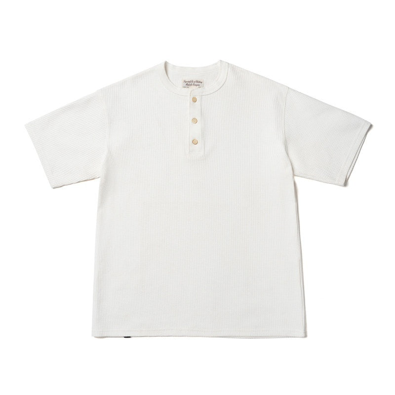 SUPERTOFU_Breathable_Vintage_Henley_Relaxed_Fit_Unisex_Solid_Poly_Short_Sleeve_T-Shirts_MISSTT