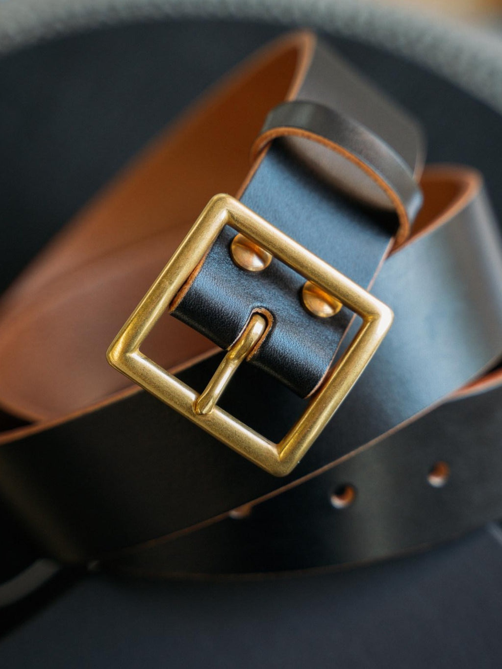 SUPERTOFU Classic Black Minimalist Adjustable Fit Unisex Two Sizes 103Cm 110Cm Belts