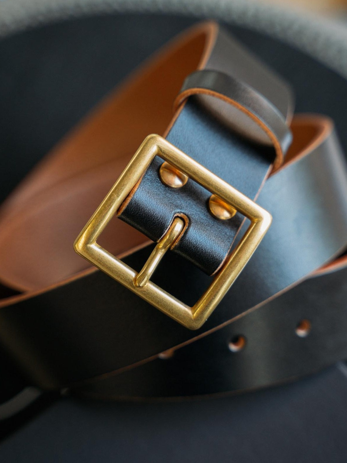 SUPERTOFU Classic Black Minimalist Adjustable Fit Unisex Two Sizes 103Cm 110Cm Belts
