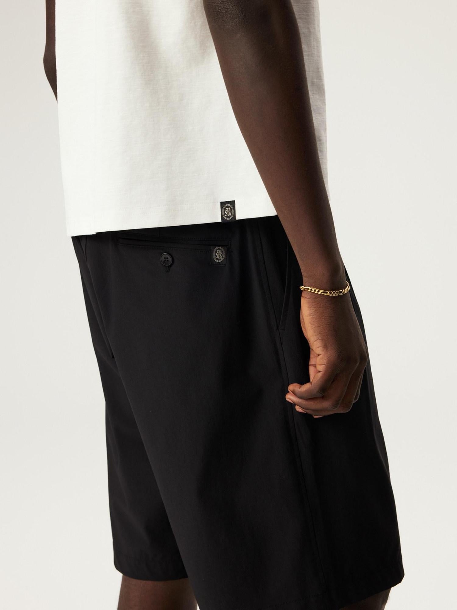 SUPERTOFU Comfort Stretch Nylon Blend Loose Fit Casual Sizes Xs Xl Short Trousers