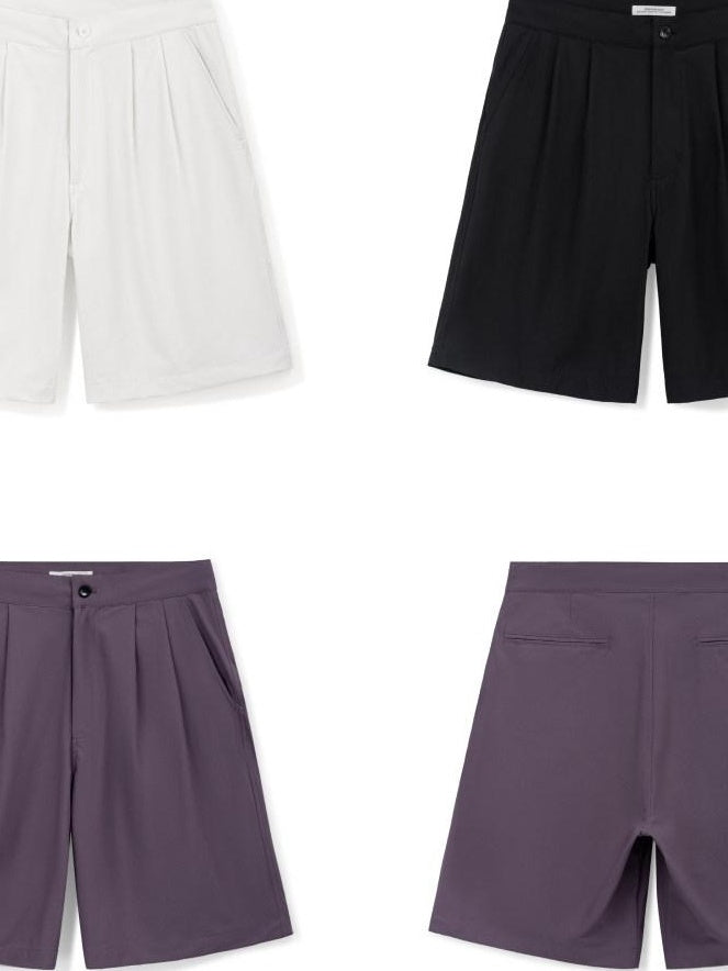 SUPERTOFU Comfort Stretch Nylon Blend Loose Fit Casual Sizes Xs Xl Short Trousers