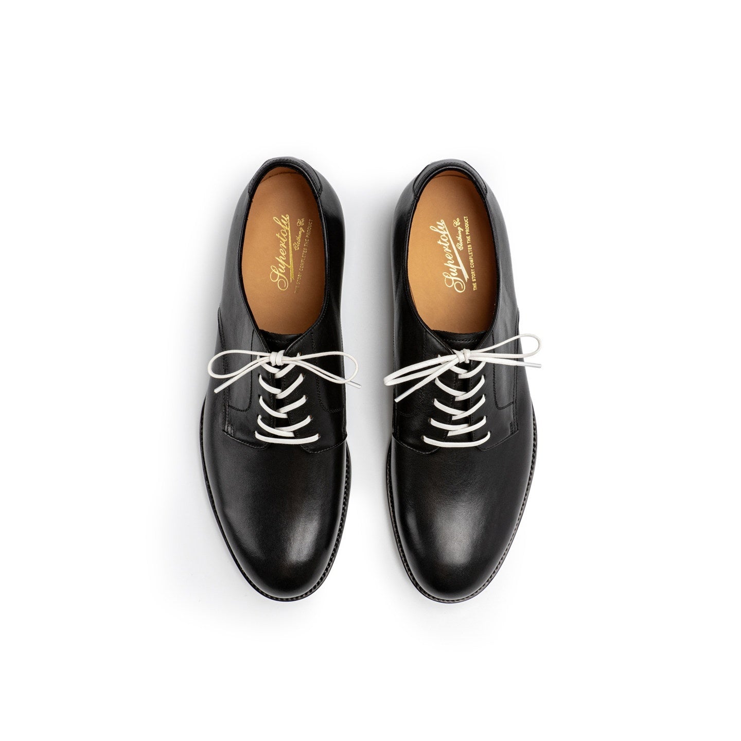 SUPERTOFU_Comfortable_Genuine_Leather_Pointed_Toe_Lace_Up_Casual_Dress_Black_Shoes_MISSTT