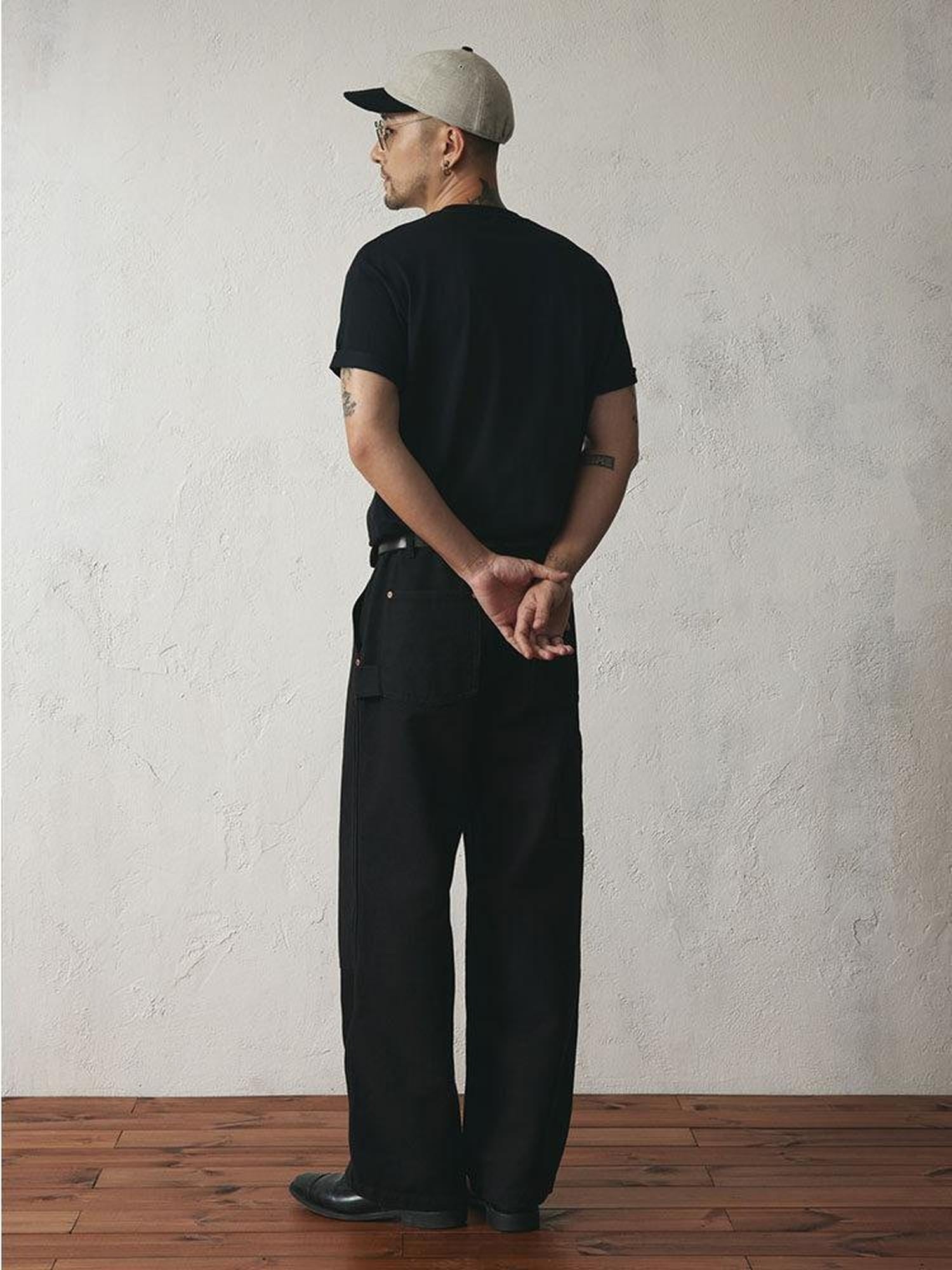 SUPERTOFU Comfortable Loose Fit Youth Casual Everyday Solid Black Beige Straight Pants
