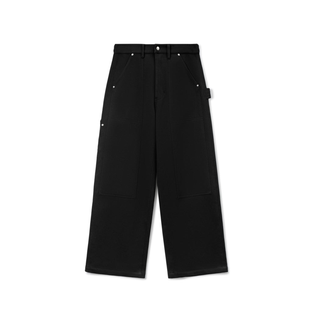 SUPERTOFU_Comfortable_Youthful_Straight_Leg_Dark_Gray_Black_Casual_Sweatpants/Joggers_MISSTT