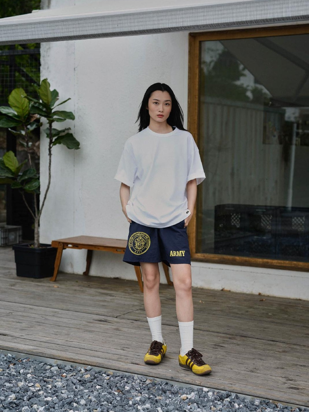 SUPERTOFU Cool Long Staple Cotton Loose Crewneck Unisex Daily Short Sleeve T-Shirts