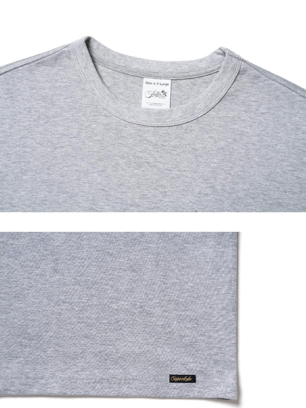 SUPERTOFU Cool Long Staple Cotton Loose Crewneck Unisex Daily Short Sleeve T-Shirts
