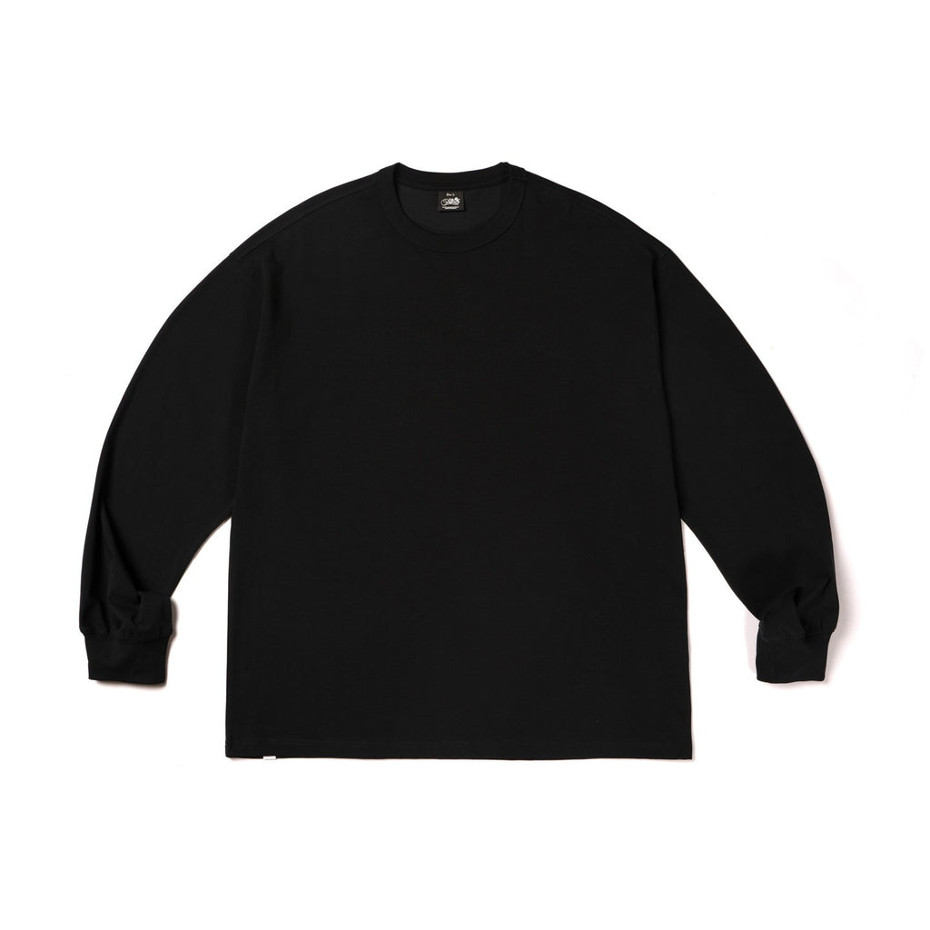 SUPERTOFU Cooling Antibacterial Sorona Oversized Unisex Letter Print Long Sleeve T-Shirts