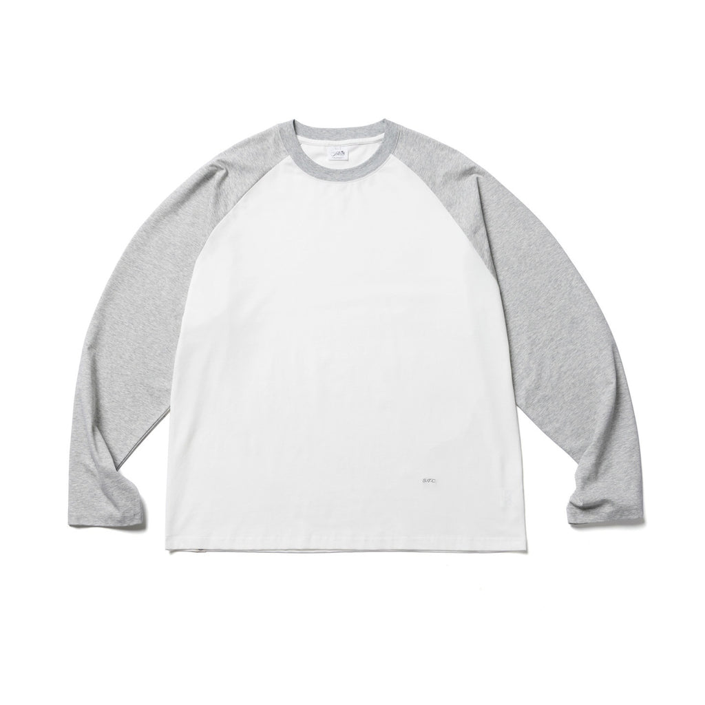 SUPERTOFU Cooling Uv Patchwork Loose Fit Unisex Logo Cotton Blend Long Sleeve T-Shirts