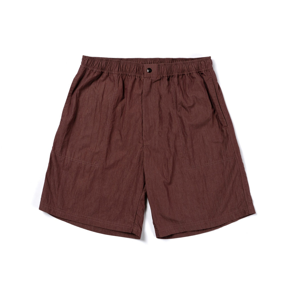 SUPERTOFU Cotton Blend Loose Fit Elastic Waist Japanese Vintage Sport Short Trousers