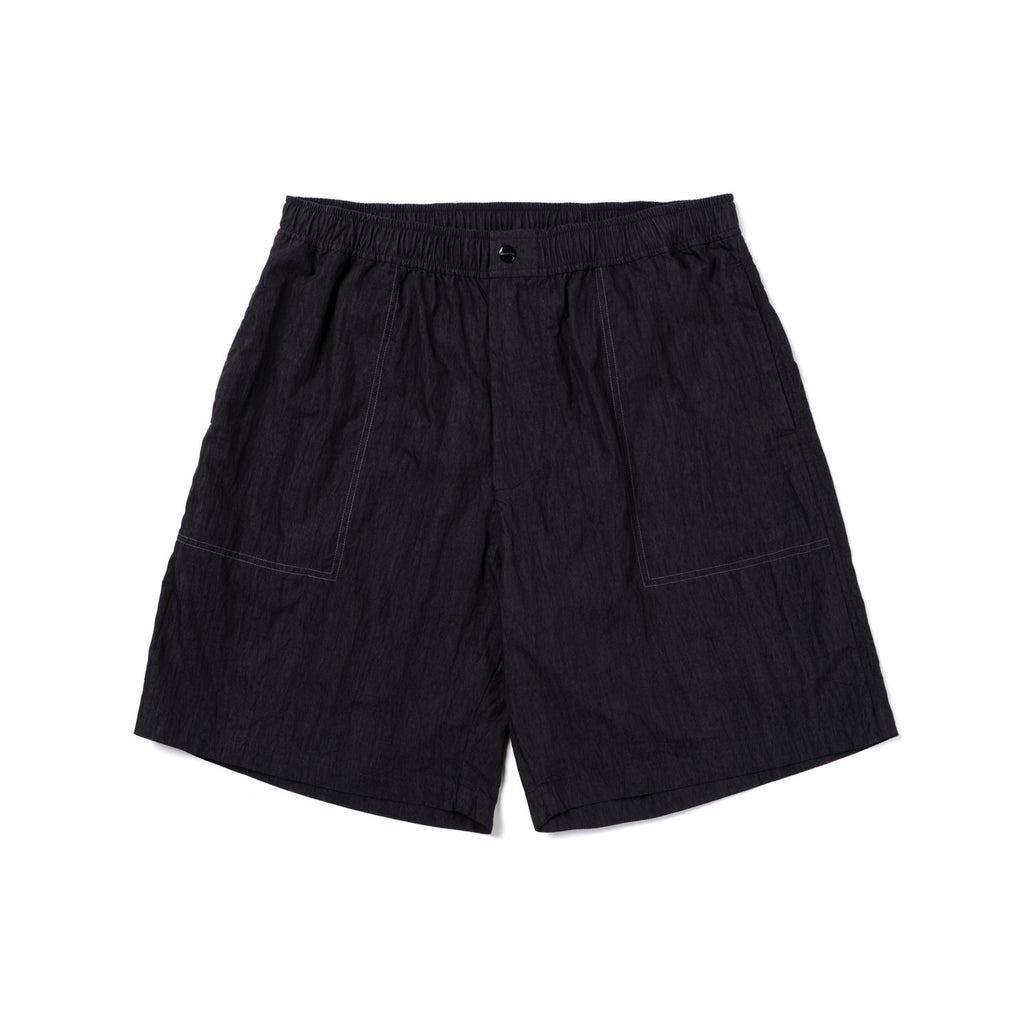 SUPERTOFU Cotton Blend Loose Fit Elastic Waist Japanese Vintage Sport Short Trousers