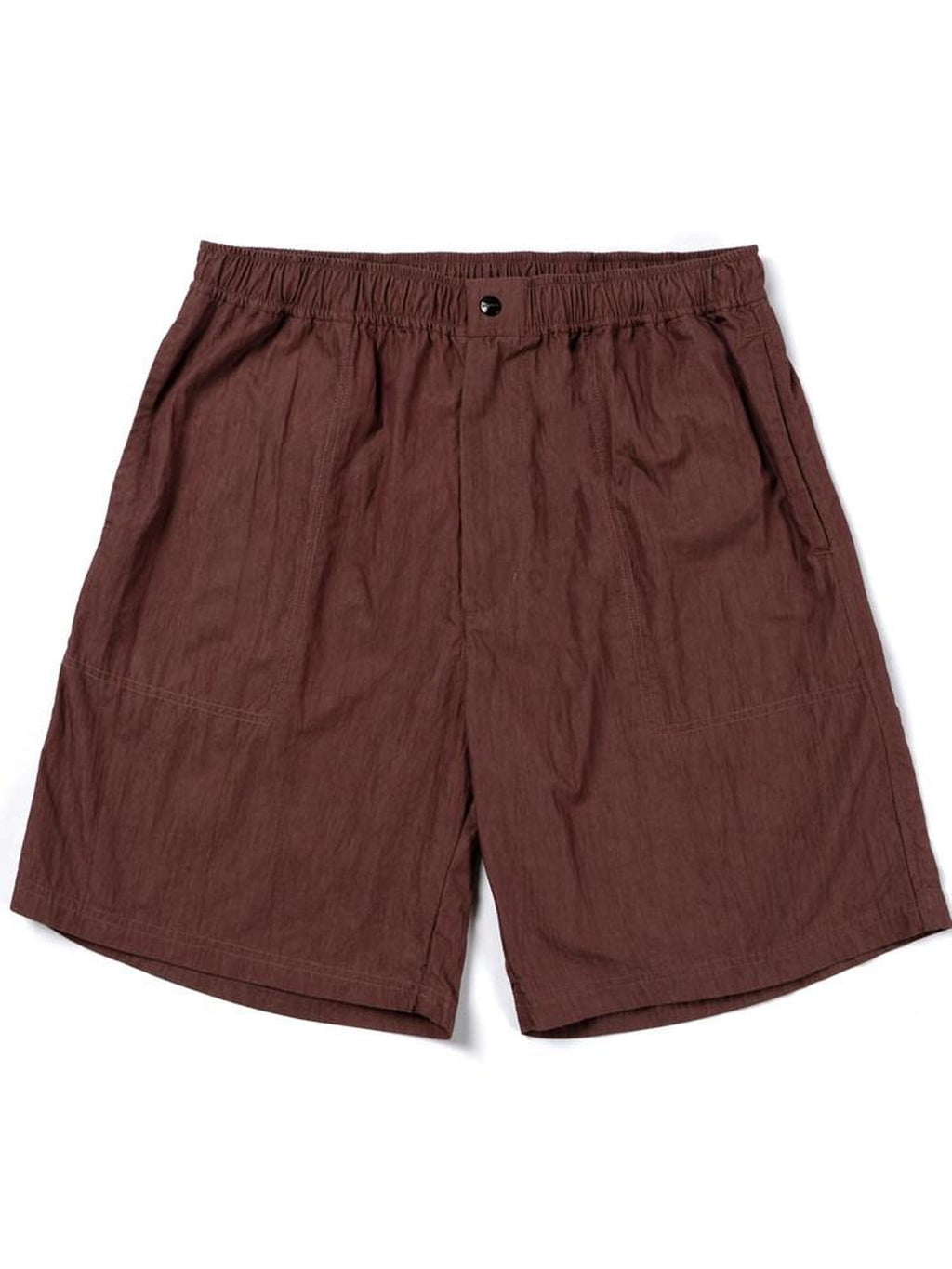 SUPERTOFU Cotton Blend Loose Fit Elastic Waist Japanese Vintage Sport Short Trousers