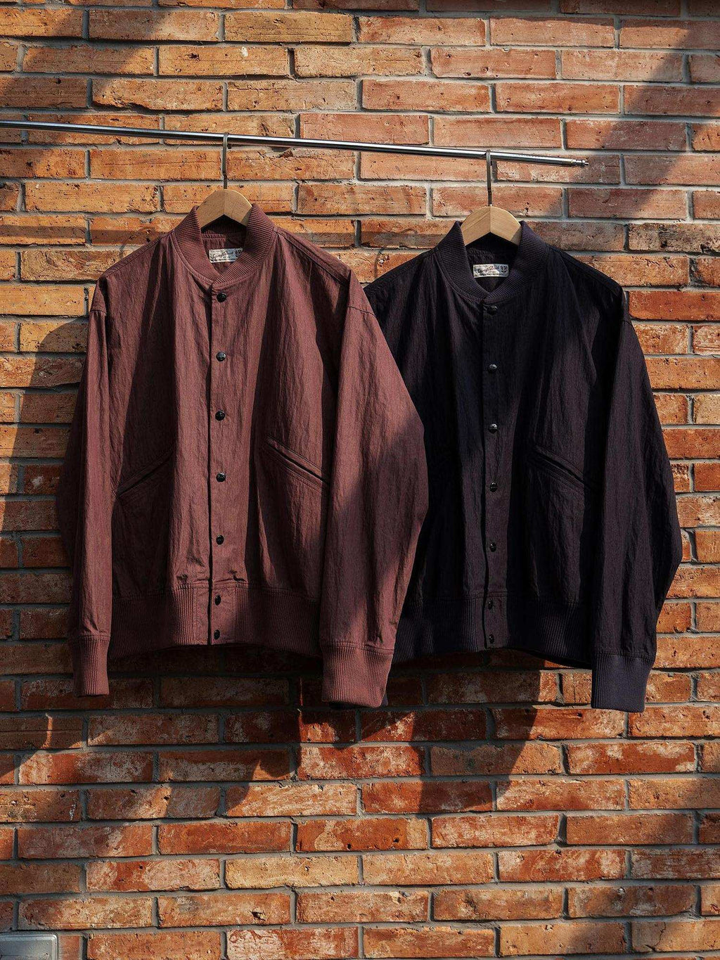 SUPERTOFU Cotton Nylon Blend Vintage Relaxed Elastic Hem Unisex Utility Jackets