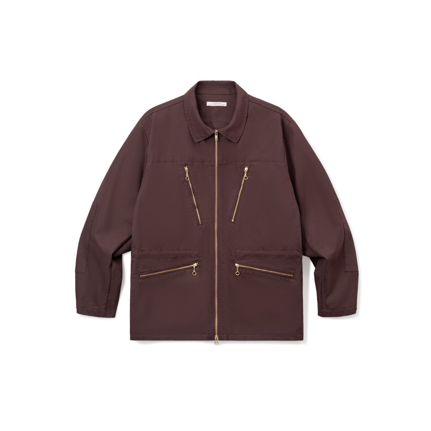SUPERTOFU Cotton Nylon Cinched Waist Vintage Midlength Zip Pockets Unisex Utility Jackets