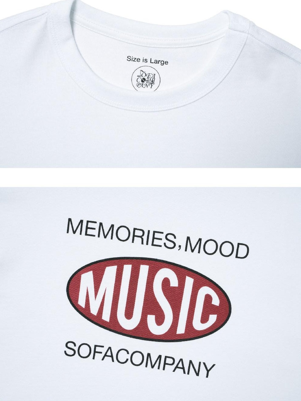 SUPERTOFU Cotton Oversized Music Rock Graphic Round Neck Unisex Long Sleeve T-Shirts