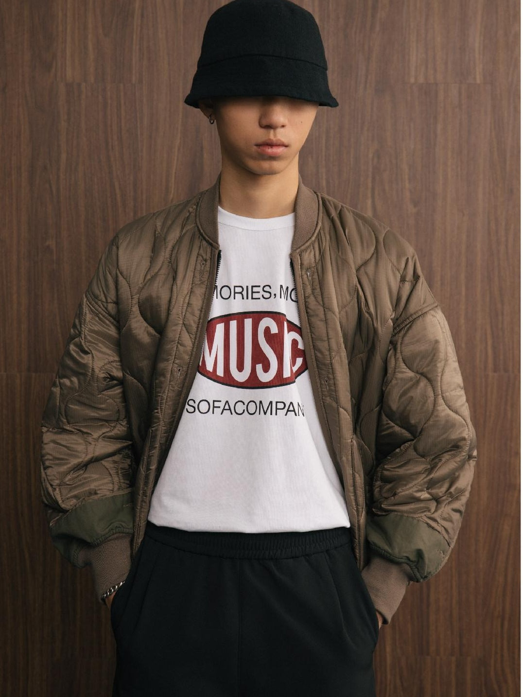 SUPERTOFU Cotton Oversized Music Rock Graphic Round Neck Unisex Long Sleeve T-Shirts