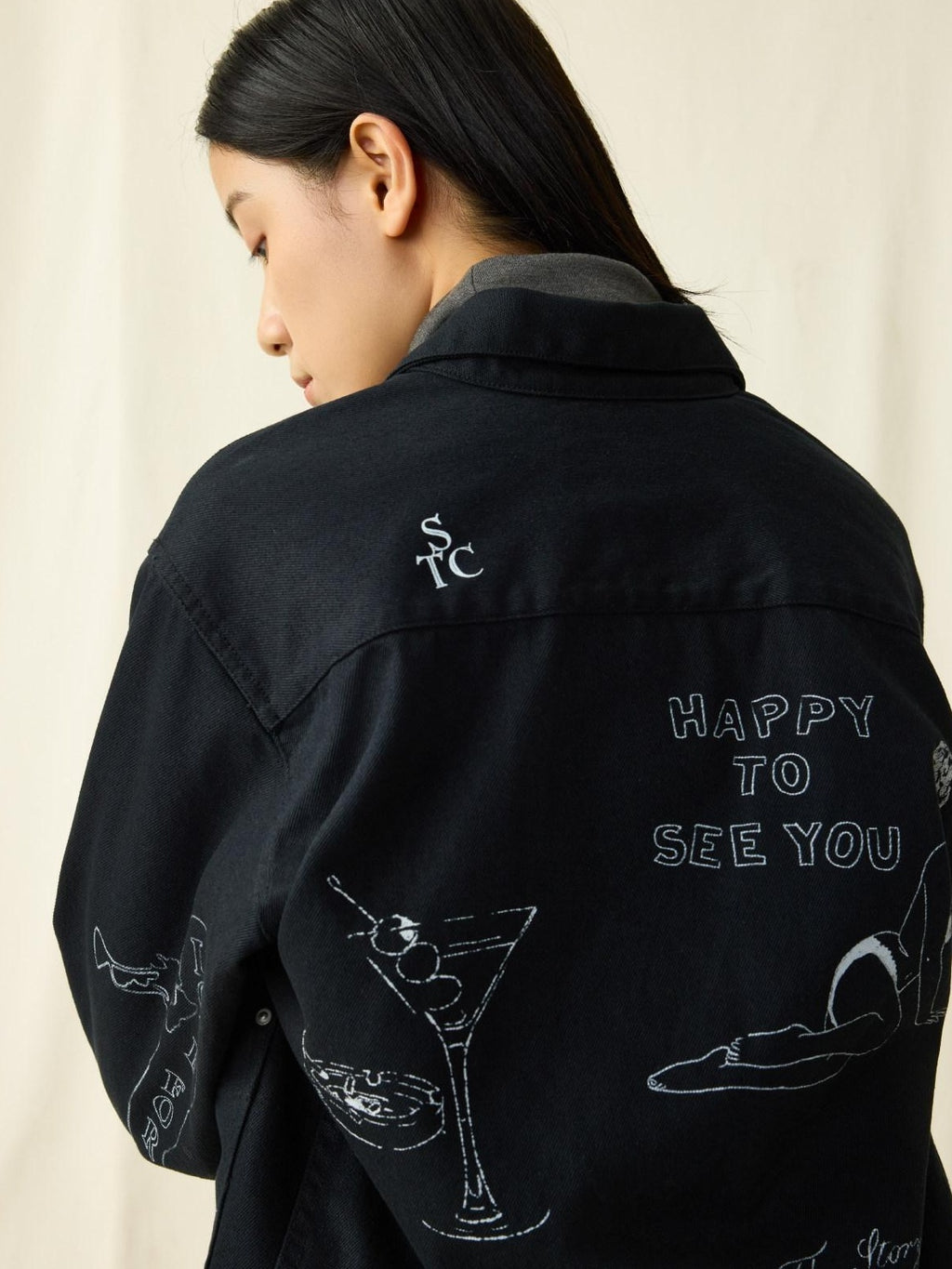 SUPERTOFU Cotton Vintage Shirt Collar Long Sleeve Unisex Everyday Utility Jackets