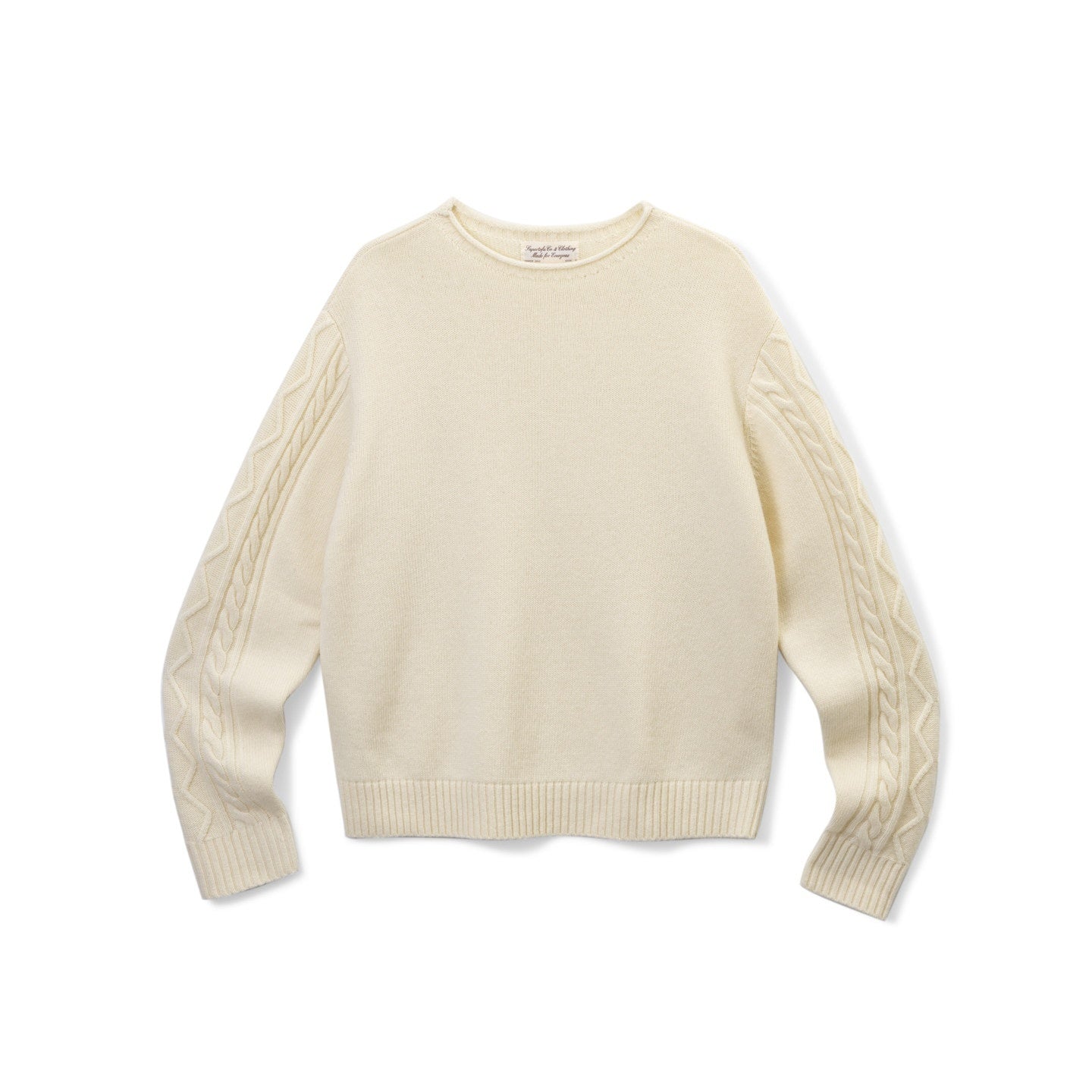 SUPERTOFU Cozy Warm Oversized Rib Knit Unisex Everyday 80 Percent Wool Blend Sweaters